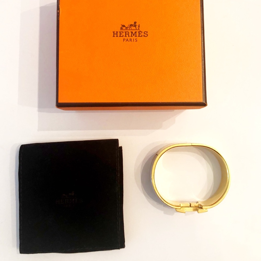 Hermès wide Clic Clac H bracelet- 100% Authentic
